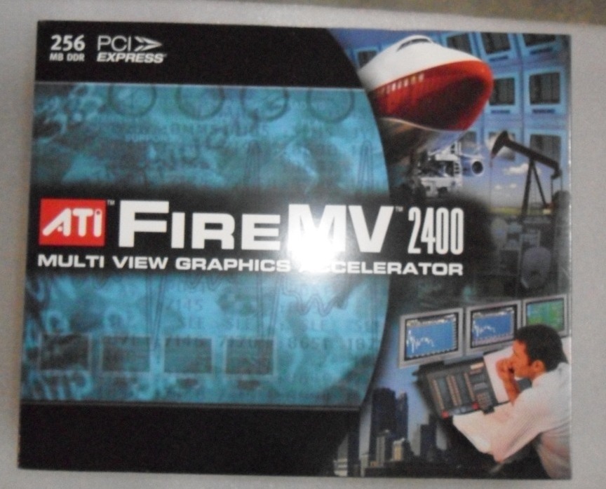 ATI FireMV 2400 256MB PCIeX1 Multi View Graphics Accelerator